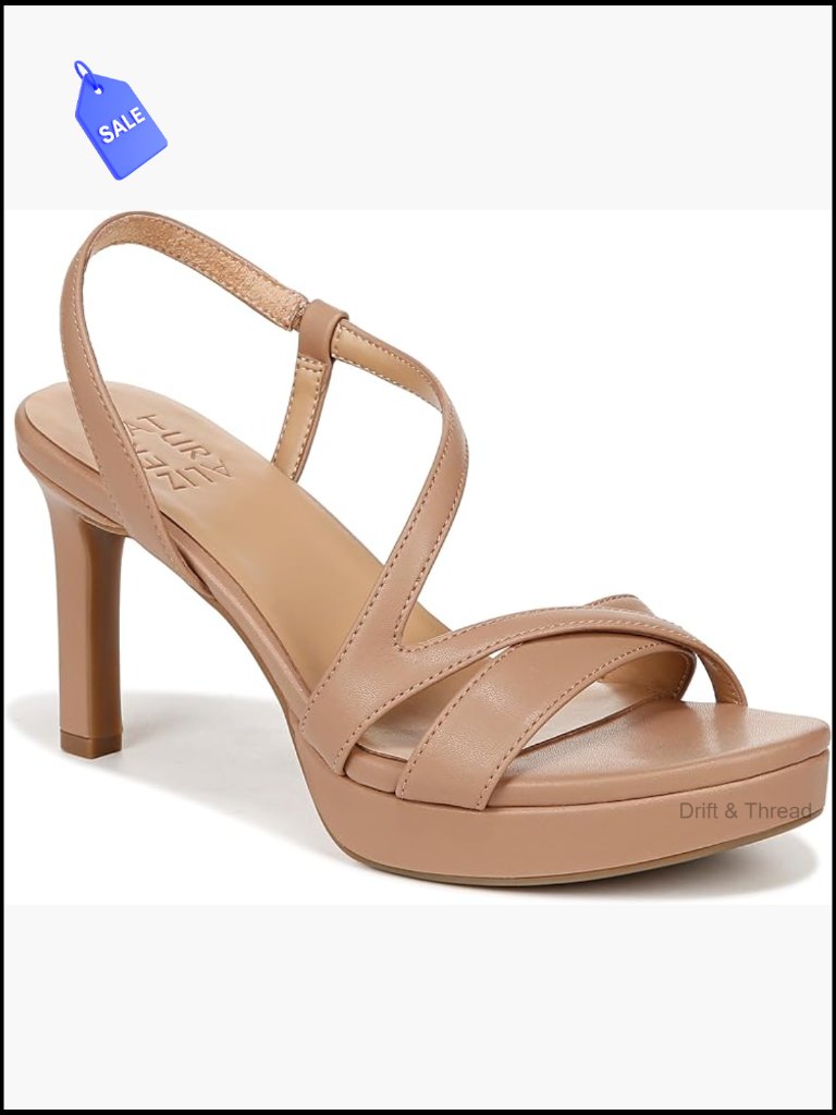 Strappy Platform Heeled Sandals Slingback Dress Shoes